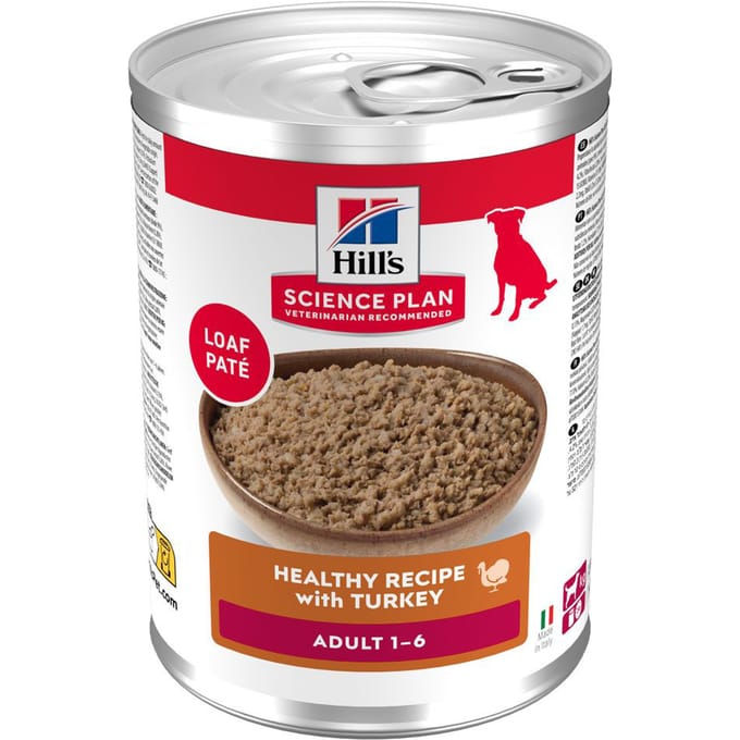 6 x 370 g Hill's Science Plan Adult Kalkoen Hondenvoer