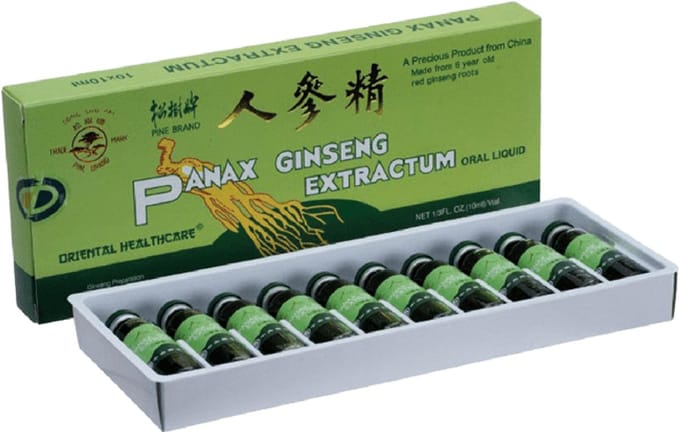 Panax Ginseng Extractum - 10 x 10ml flesjes