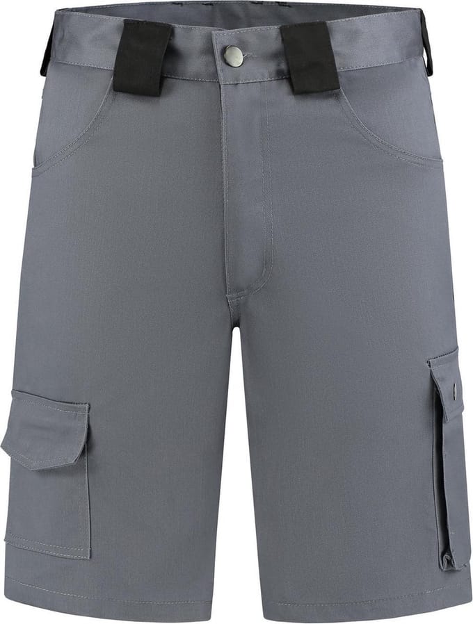 EM Workwear Bermuda Korte Werkbroek kat/pol Grijs - Maat 52