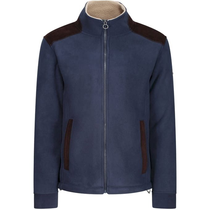 Regatta Heren Faversham Full Zip Fleece Jas (Marine)