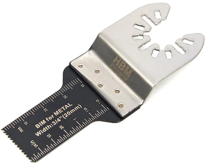 20 mm. Bi-Metaal Zaagblad Voor Metaal, Hout en Plastic voor Multitool