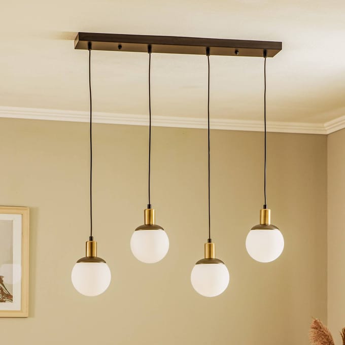 Avonni Hanglamp AV-1838-4Y-BSY balk, 4-lamps