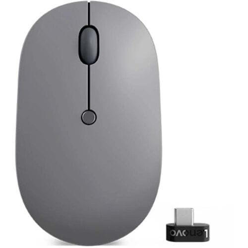 Lenovo Go USB-C Muis Draadloos – Radiografisch Optisch – Grijs – 5 Toetsen – 2400 dpi