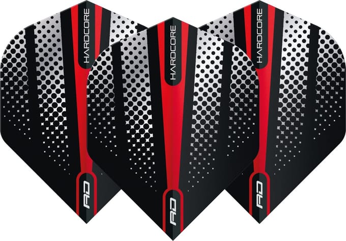 Red Dragon Hardcore Radical Red Flash - Dart Flights