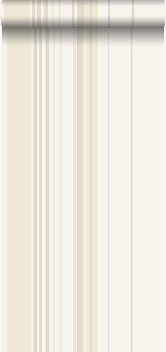 Origin Wallcoverings behang strepen gebroken wit - 53 cm x 10.05 m - 346224