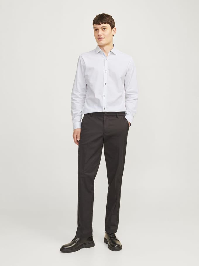 JACK&JONES - JPRBLAPARKER DETAIL L/S SHIRT NOOS - Heren - Overhemden