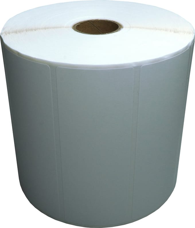 DULA Compatible Zebra Labels 102x38mm - 1790 etiketten per rol - kern 25mm - Wit - Permanent - 1 rol