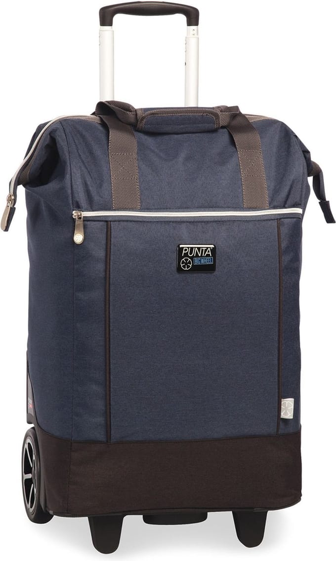Fabrizio - Punta Big Wheel - shoppingtrolley - boodschappenkar - donkerblauw