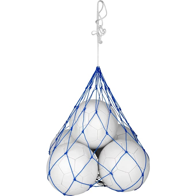 Ballennet voor 5 ballen - Kobalt/Wit