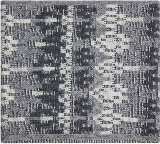 FALKE Selection Jacquard Loop sneldrogend warm wol functioneel materiaal wintersjaal unisex grijs - maat ONESIZE