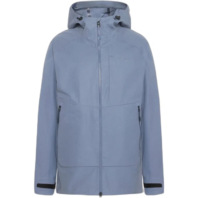 Waterdichte jas met capuchon en volledige rits KnowledgeCotton Apparel Vent canvas 270 shell
