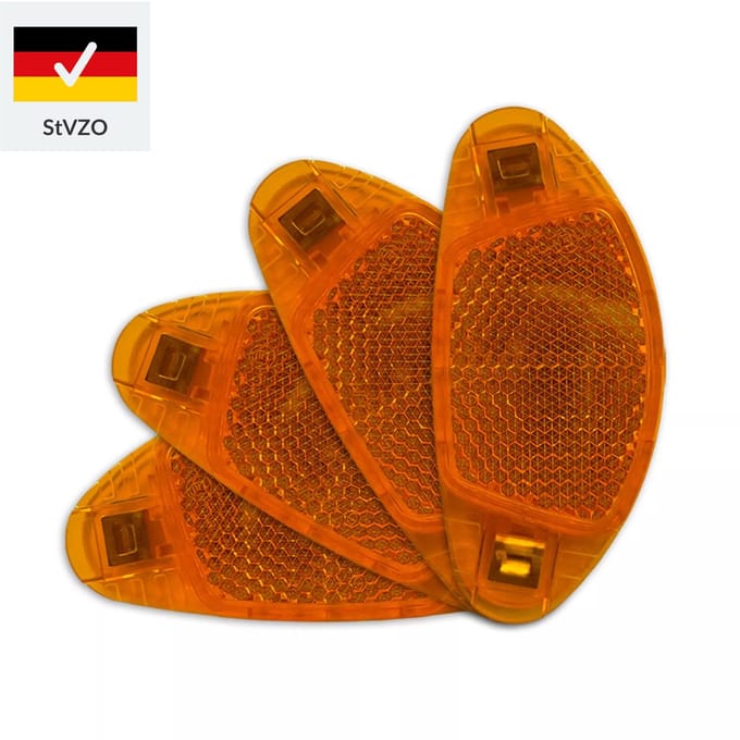 Lynx Fiets Spaakreflector 4 Stuks Oranje