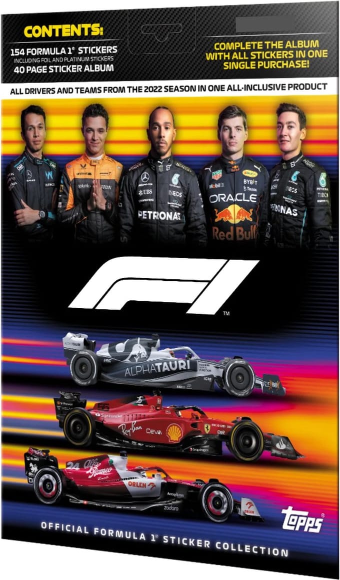 Topps Formula 1 Stickers F1 2022 - Complete Sticker en Album Set
