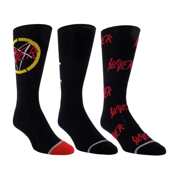 Slayer Sokken - 3er Pack Giftbox - EU 40-46 - voor Mannen - meerkleurig