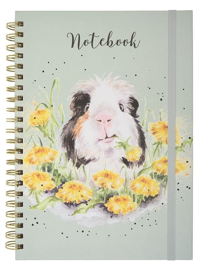 Notebook A4 - 'Dandy Day' Guinea Pig - Wrendale Designs - Notitieboek Cavia