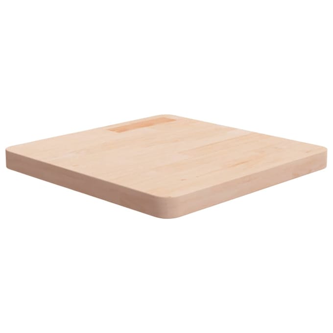 vidaXL Tafelblad vierkant 50x50x4 cm onbehandeld massief eikenhout