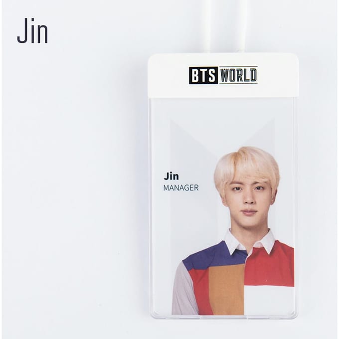 BTS WORLD Officiële BTS Manager Kaartset Jin beige