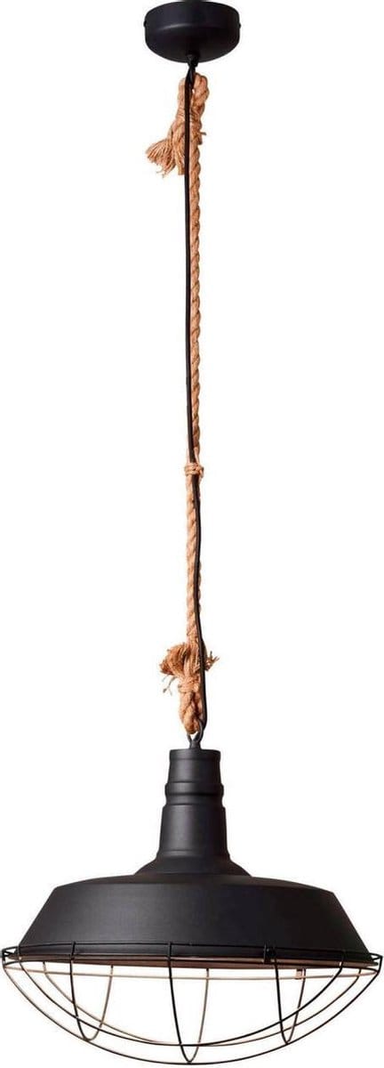 Brilliant ROPE - Hanglamp - Zwart