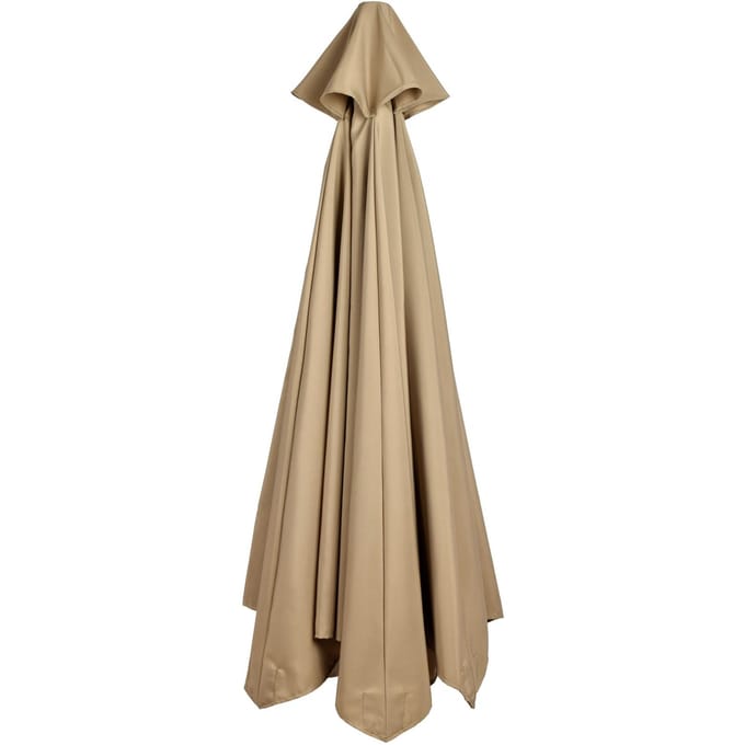 Vervangend Parasoldoek Buiten Zonnescherm Waterdicht Polyester voor Parasolframe met 2,7m Spaken Type 2