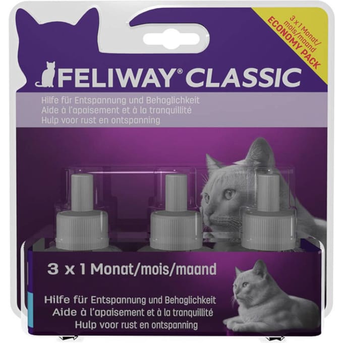 Feliway® Classic Navulling 3 maanden 3x48 Oplossing