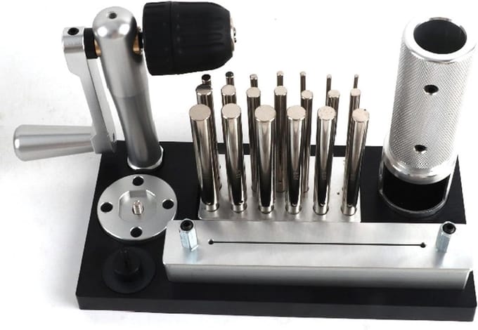 Ring Maker Machine - Sieraden Tool - Sieraden Maken - 20 Mandrels Inclusief - 2.5-12mm - Zilver