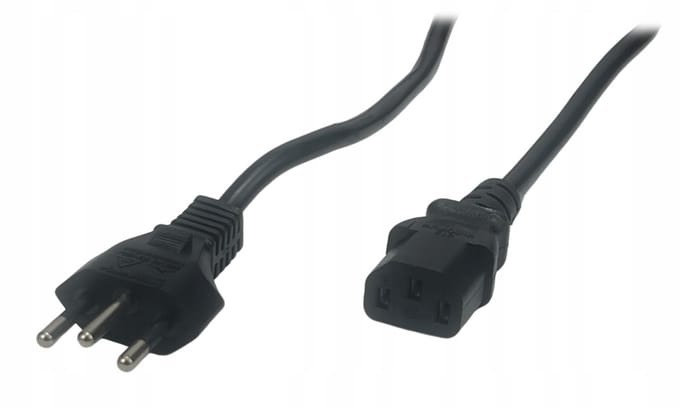 POS AC Stroomkabel C13 Braziliaans 1.8m