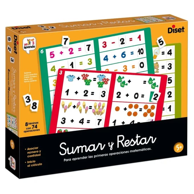 Spel Ik leer optellen en aftrekken Diset