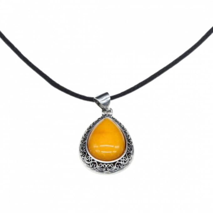 Ketting Geel-45 cm- Charme Bijoux