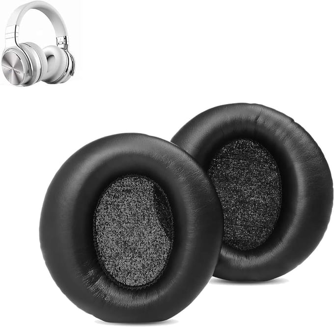 Replacement Ear Cushion Cases Compatible with COWIN E7 / E7 Pro Active Noise Cancelling Słuchawki with Protein Leather - ShopVlot
