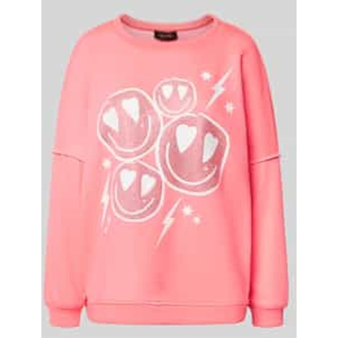 Oversized sweatshirt van katoenmix