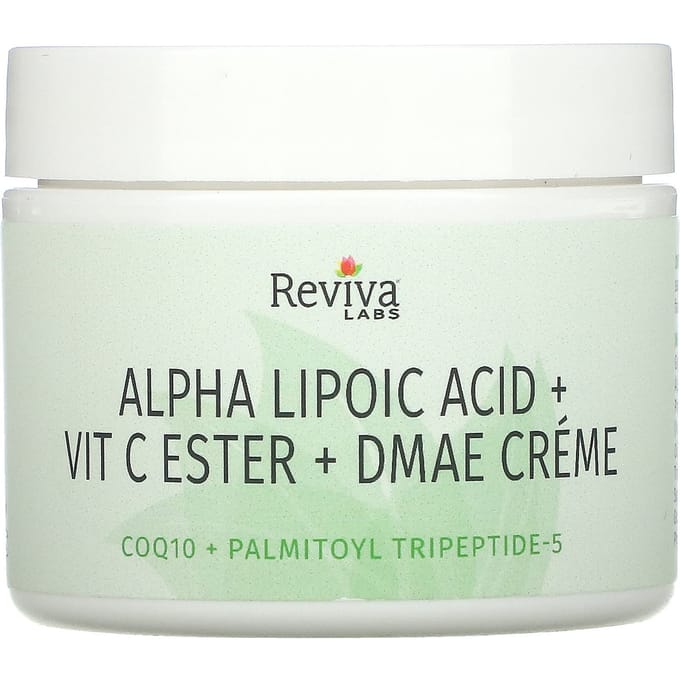 Alpha Lipoic Acid, Vitamin C Ester & Dmae Cream, 2 oz (55 g) white