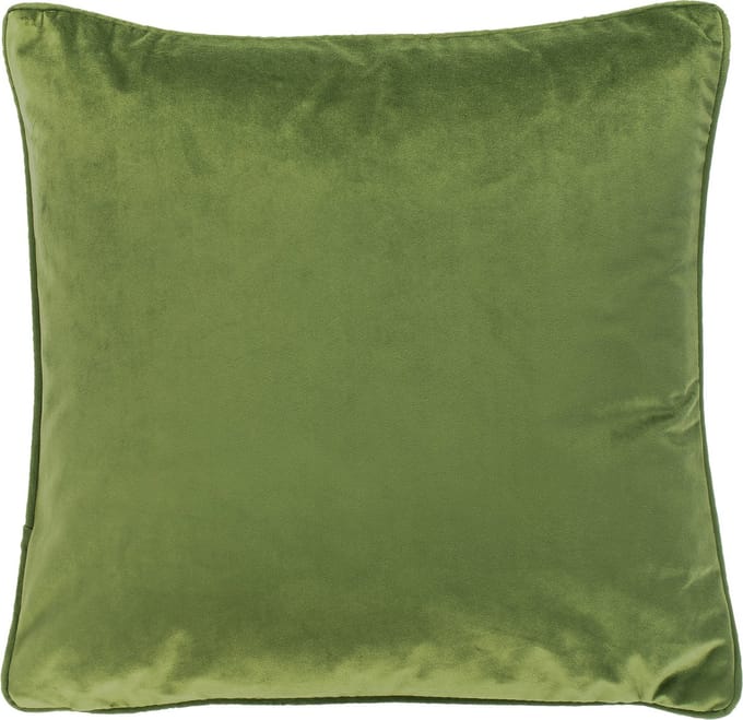 TISECO HOME STUDIO - Kussen (gevuld) Fluweel - Vierkant - 60x60 cm - Olijfgroen