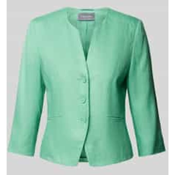 Getailleerde blazer van puur linnen
