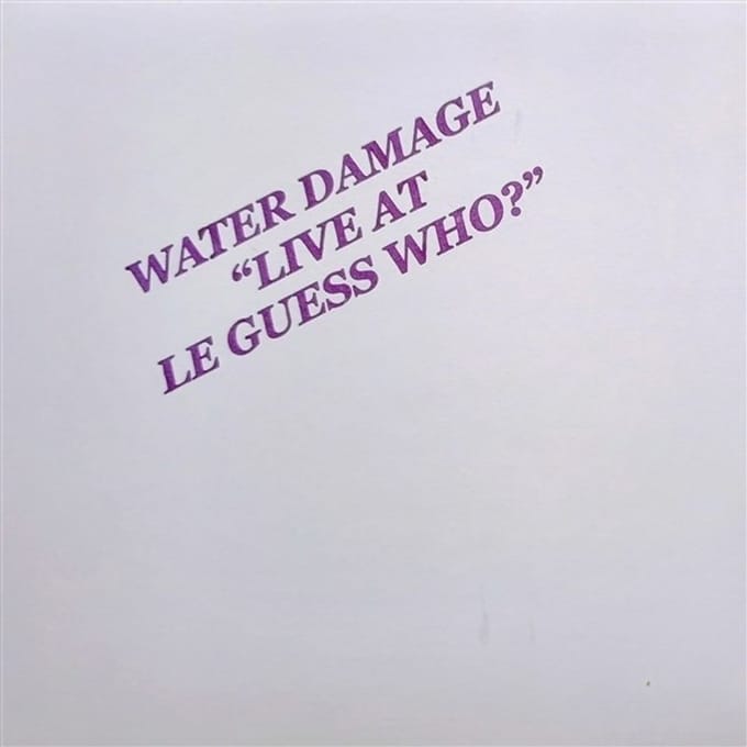 Water Damage - Live At Le Guess Who? (LP)