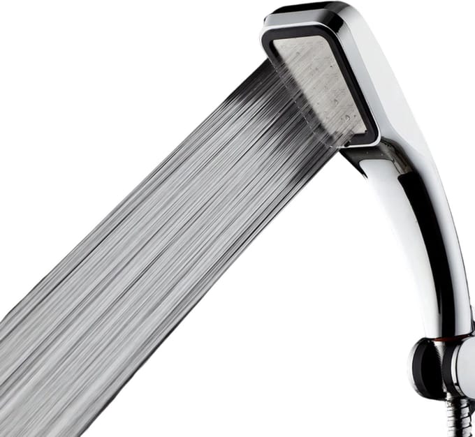 Handdouche, Hand Douchekop Badkamer Accessoires Abs Chrome Afgewerkt 150 Cm Rvs Slang Hand Douchekoppen