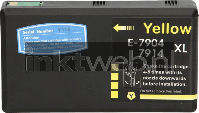 Huismerk Epson 79XL geel (Huismerk (compatible))