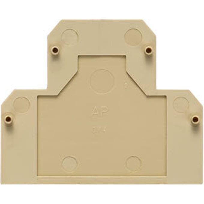 Weidmuller DK4 Aansluitblok Eindplaat Beige - 0359260000 [5 Stuks]