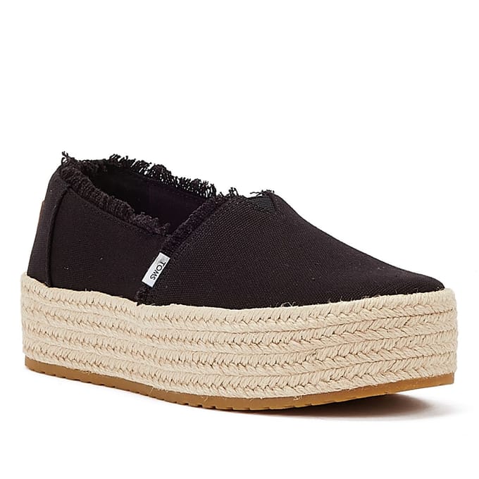 Toms Valencia Espadrilles - Dames - Zwart - Maat 42