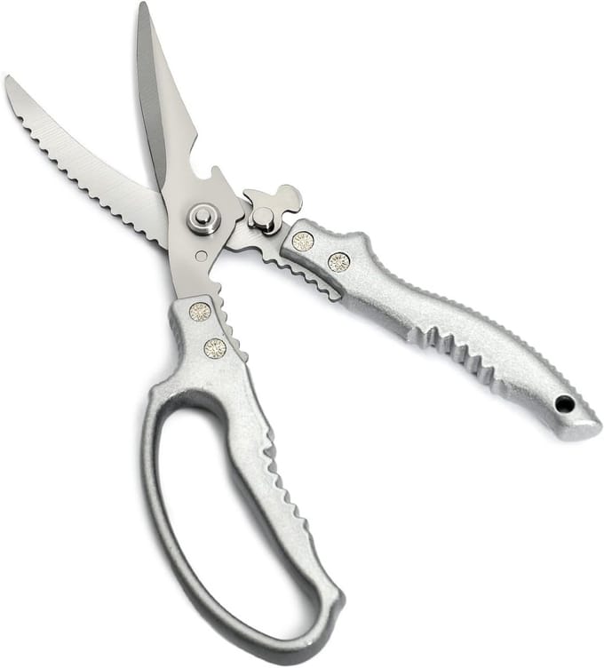 Dailygoods - Multifunctionele Keukenschaar - 3Cr13 Stalen Huishoudscheergereedschap
