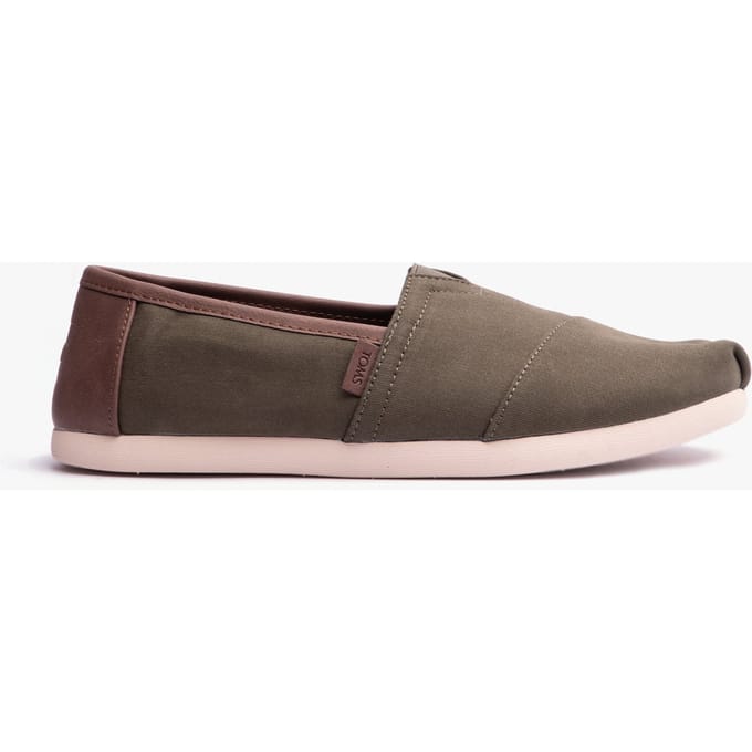 ALPARGATA Heren Espadrilles Donkergroen
