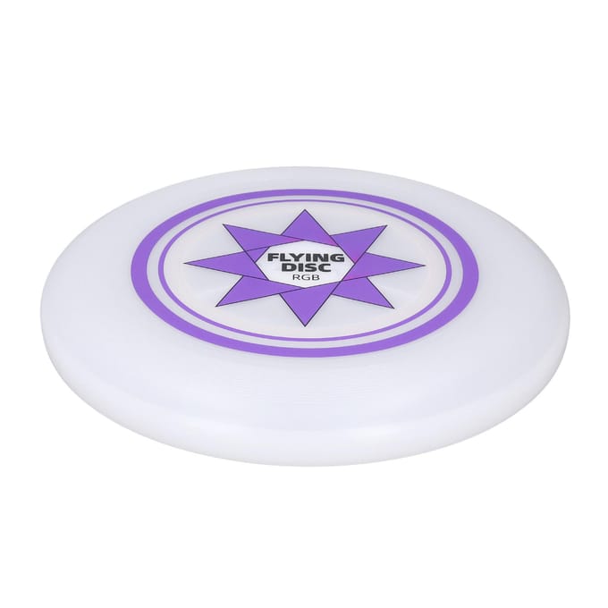 Disque volant à LED RVB, intensité variable en continu, 8 modes de couleurs éclatantes, disque volant jouet white
