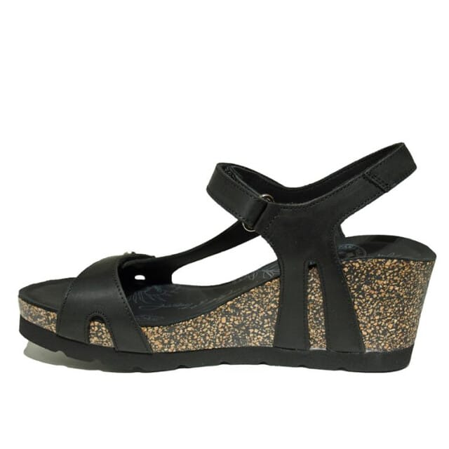 Panama Jack Sandaal Varel B1 Napa Grass Black Zwart