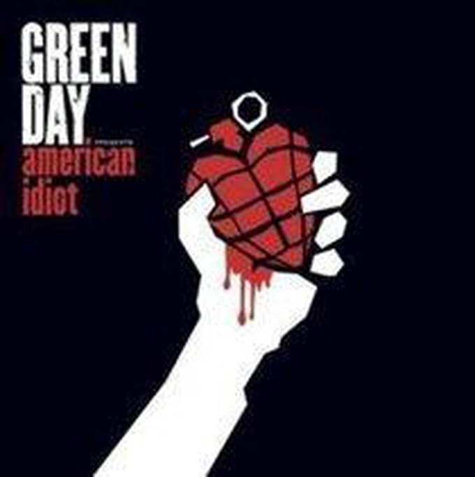Green Day LP - American idiot - voor Geen - spetters