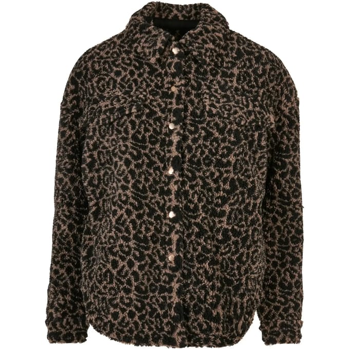 Urban Classics - AOP Sherpa Overshirt Blouse - L - Multicolours