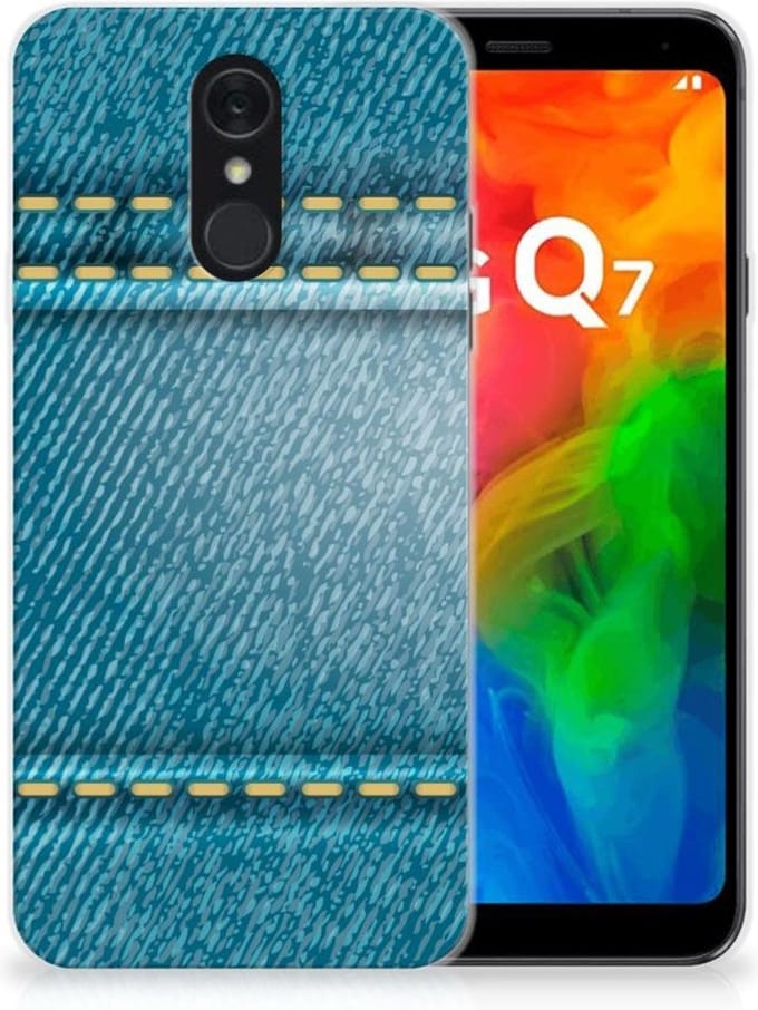 TPU Hoesje voor LG Q7 Silicone Back Cover Jeans