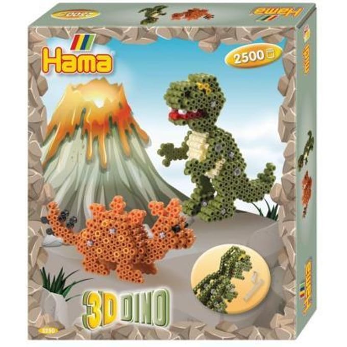 Hama 3D Dino 2500 beads Strijkkralen & -parels