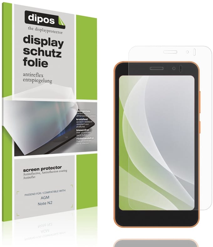 dipos – 4x Matte Beschermfolie geschikt voor AGM Note N2 | Krasbestendige & antireflecterende Screenprotector Ultra-Thin