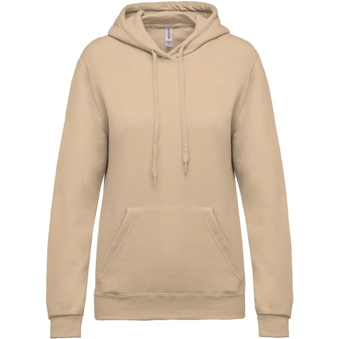 Kariban Eco damessweater met capuchon K473 - Light Sand - XS