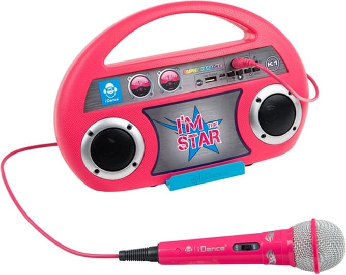 iDance Audio I'm the Star K1 Bluetooth Karaoke Speaker met gratis microfoon