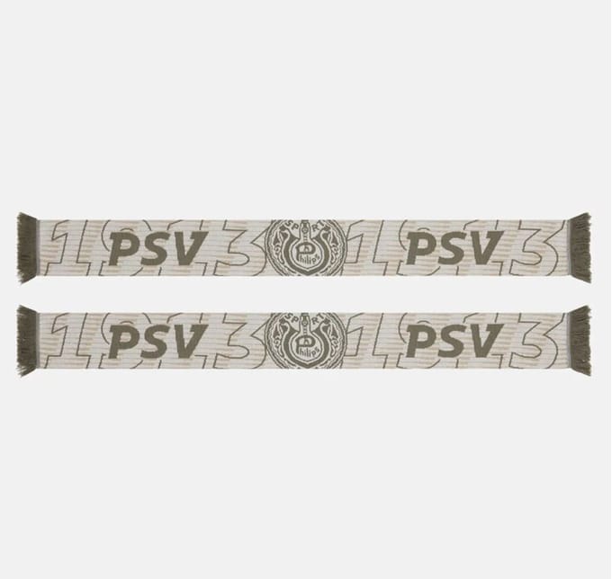 PSV Sjaal creme - PSV Eindhoven sjaal